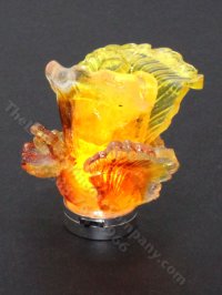 (image for) Miniature Battery Operated Yellow Ginkgo Lamp