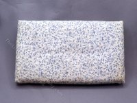 (image for) Miniature Blue Floral Mattress for Dollhouses