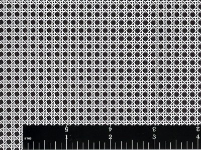 (image for) Grey Cane Trellis Pattern Wallpaper for Dollhouses