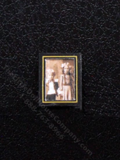 (image for) Miniature Single Photo in Frame for Dollhouses