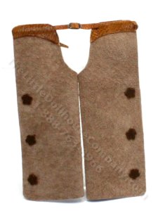 (image for) Miniature Leather Chaps for Dollhouses