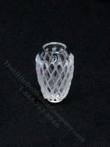 (image for) Miniature Lattice Glass Balloon Vase for Dollhouses