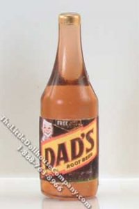 (image for) Dollhouse Scale Model Replica Bottle of Root Beer