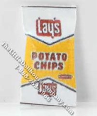 (image for) Dollhouse 1/2 Scale Model Replica Bag of Potato Chips