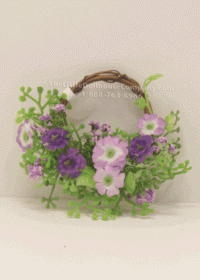 (image for) Miniature Violet Wreath For Dollhouses