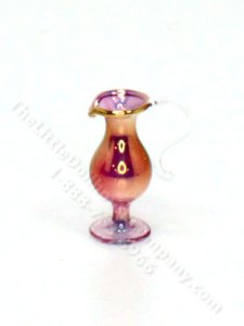 (image for) Miniature Iridescent Glass Pitcher for Dollhouses