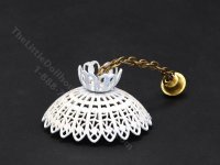 (image for) Miniature Lace Pendant Ceiling Light for Dollhouses