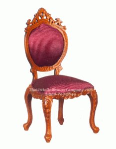 (image for) Miniature Queen Anne Side Chair for Dollhouses