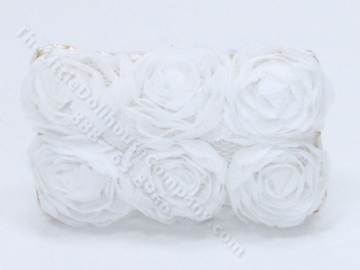 (image for) Long Pillow with Florettes by Judith Blondell