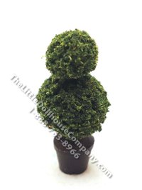 (image for) Miniature 2 inch Mound Topiary for Dollhouses