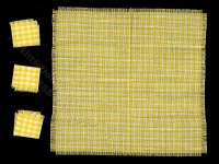(image for) Miniature Yellow Gingham Table Linens