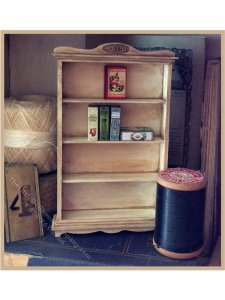 (image for) Miniature Teeny Weeny Book Cabinet