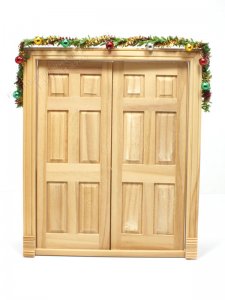 (image for) Miniature Double Door Garland with Baubles