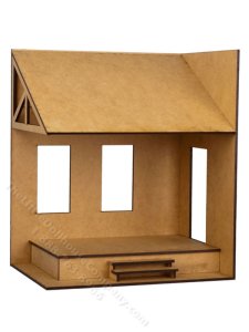 (image for) Welcome All Porch Dollhouse Kit