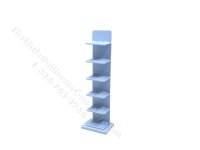 (image for) Miniature Tall Book Tower Shelf in Blue by PRD Miniatures