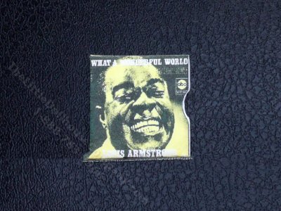 (image for) Miniature Louis Armstrong Vinyl Record Sleeve for Dollhouses
