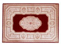 (image for) Miniature Medium 'Fiona' Rug - Gold Bordered Aubusson Rug