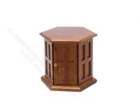 Miniature Walnut End Table for Dollhouses (image for) Miniature Walnut End Table for Dollhouses