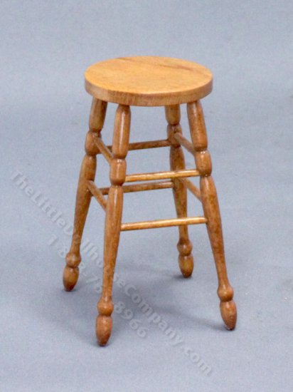 (image for) Vintage Handmade Stool for Dollhouses