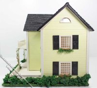 (image for) 1:48 Scale Assembled Colonial Dollhouse
