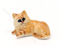 (image for) Miniature Tabby Kitten Figurine for Dollhouses