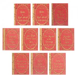 (image for) Reproduction Agatha Christie Books for Dollhouses