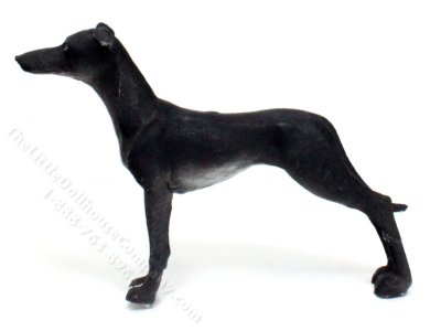 (image for) Dollhouse Scale Model Black Greyhound