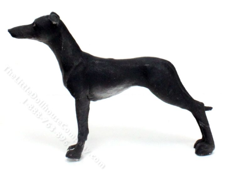 (image for) Dollhouse Scale Model Black Greyhound