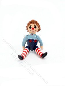 (image for) Miniature Pewter Raggedy Andy Toy for Dollhouses