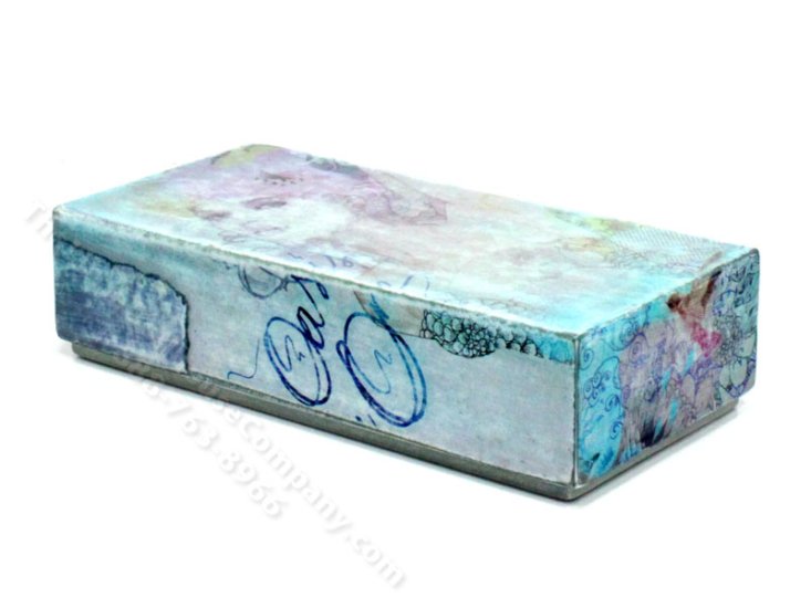 (image for) Miniature Blue Rectangular Art Table by PRD Miniatures
