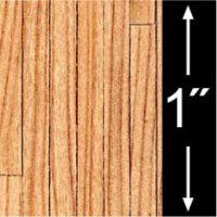 (image for) Dollhouse Scale Model Wallpaper: Red Oak