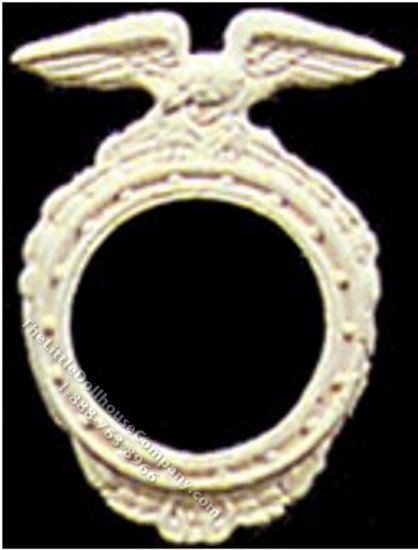 (image for) Dollhouse Scale Model Oval Picture Frame