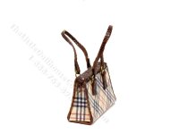 (image for) Vintage Miniature Burberry Style Purse for Dollhouses