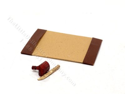 (image for) Miniature Desk Blotter Set for Dollhouses