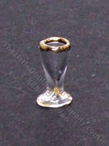 (image for) Miniature Gold-Rimmed Shot Glass by Gerd Felka