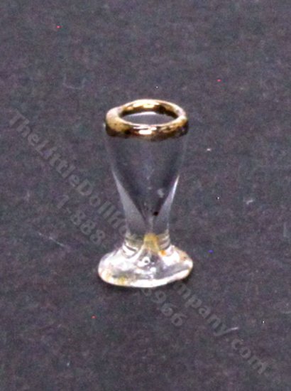(image for) Miniature Gold-Rimmed Shot Glass by Gerd Felka