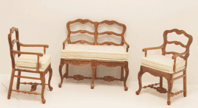 (image for) Marne Provencial Ladderback Living Room Set