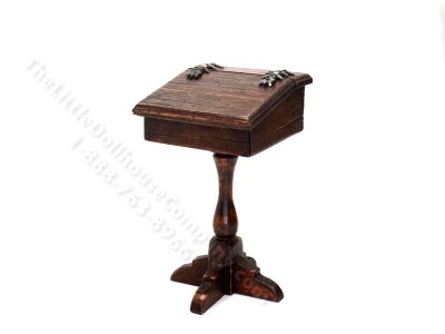 (image for) Miniature Signed Bible Pedestal by Michael Mortimer
