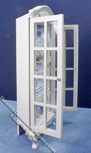 (image for) Miniature Corner Cabinet for Dollhouses