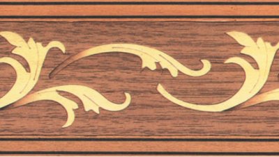 (image for) Dollhouse Scale Model Real Wood Wall Wainscotting
