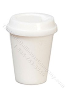 (image for) Miniature To-Go Coffee Cup for Dollhouses