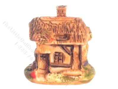 (image for) Half Scale Cottage Figurine for Dollhouses