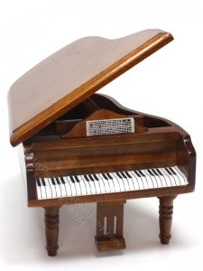 (image for) Miniature AS IS Walnut Grand Piano