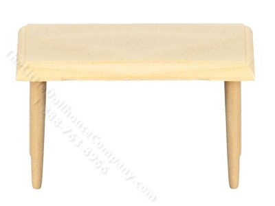 (image for) Miniature Coffee Table for Dollhouses, Unfinished