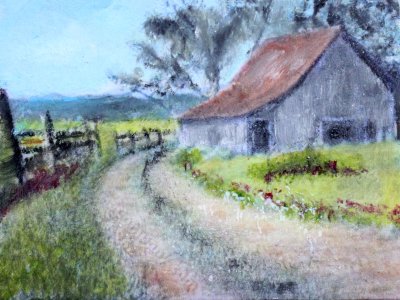 (image for) Country House Painting by Larry Morganti