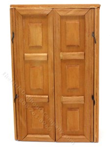 (image for) Vintage Miniature Wardrobe for Dollhouses