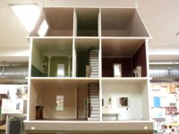 (image for) Assembled Williamsburg Colonial Dollhouse