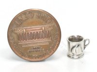(image for) Miniature Sterling Child-Sized Mug with Boat Design by Don Henry