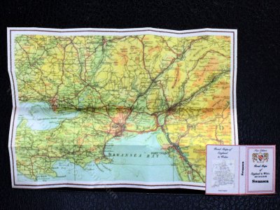 (image for) Miniature Map of Swansea for Dollhouses