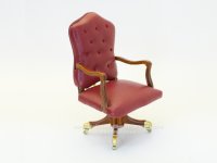 (image for) Miniature Governors Office Chair for Dollhouses